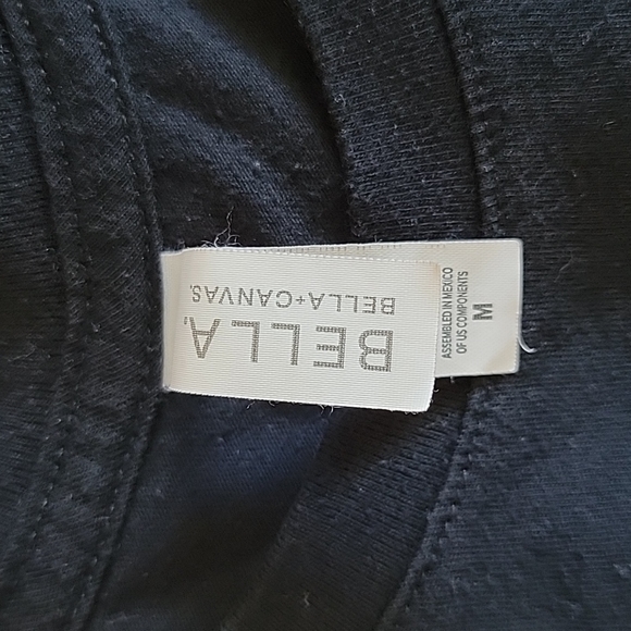 Bella Canvas "thicc." Long Crop Top Gym Tank - Picture 2 of 4